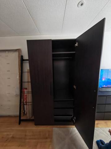 Ikea Pax Kast Zwartbruin 201cm - afbeelding 3