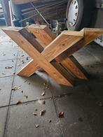 Houten X-poten 15x15., Ophalen of Verzenden, Zo goed als nieuw, 50 mm of meer, Balk