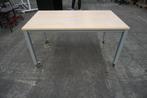 Tafel werktafel bureau op wieltjes | 140x80