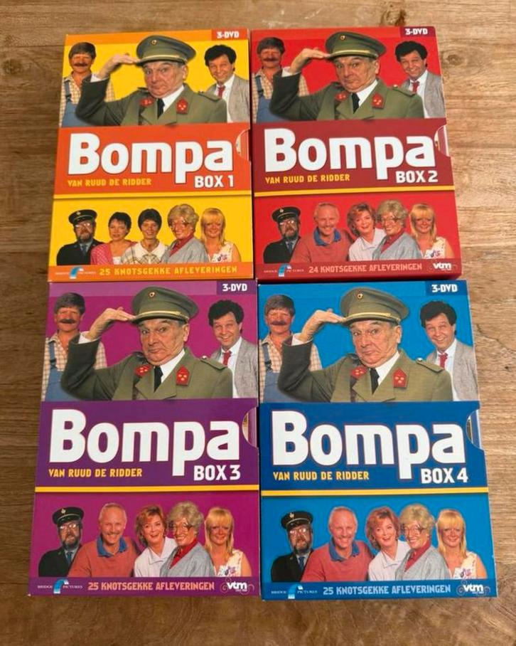 Dvd Bompa complete box 1 2 3 en 4 NL versie, Cd's en Dvd's, Dvd's | Tv en Series, Zo goed als nieuw, Verzenden