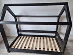 Huisjesbed, Kinderen en Baby's, Kinderkamer | Bedden, Ophalen, Gebruikt, 140 tot 160 cm, 70 tot 85 cm