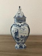 Klein Delfts Blauw dekselvaasje gemerkt decor 503 Mosa, Antiek en Kunst, Ophalen of Verzenden