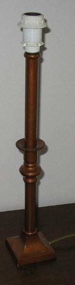 Poot schemerlamp - tafellamp zonder kap, Antiek, Gebruikt, Ophalen of Verzenden, Metaal