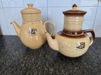 Mooie antieke Theepotten - Douwe Egberts, Antiek en Kunst, Antiek | Emaille, Ophalen of Verzenden