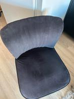 Donkerblauw/Zwarte Fauteuil, Huis en Inrichting, Stoelen, Ophalen, Gebruikt, Zwart, Eén