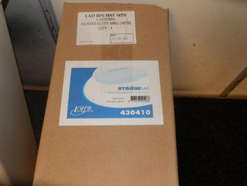 Kunststof Hygienebak 23 liter incl deksel wit nieuw beschikbaar voor biedingen