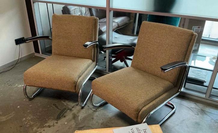 Gispen S411 Thonet Stoel, Antiek en Kunst, Antiek | Meubels | Stoelen en Banken, Ophalen