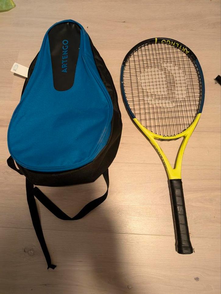 Artengo Tennisracket + Rugzak Kinderen, Sport en Fitness, Tennis, Gebruikt, Racket, Overige merken, Ophalen