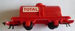 Jouef Rode kunststof ketelwagon Total., Gebruikt, Gelijkstroom, Jouef, Wagon