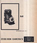Retro reclame 1954 Zeiss Ikon camera Nettar, Verzamelen, Ophalen of Verzenden