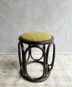 Vintage rotan manou krukje, Ophalen of Verzenden
