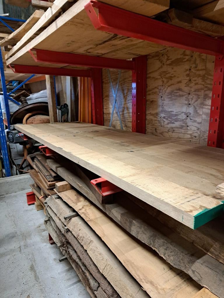 Europees Eiken KD 52 mm – Licht Rustiek – Topkwaliteit, Eiken, Nieuw, Ophalen of Verzenden, Plank