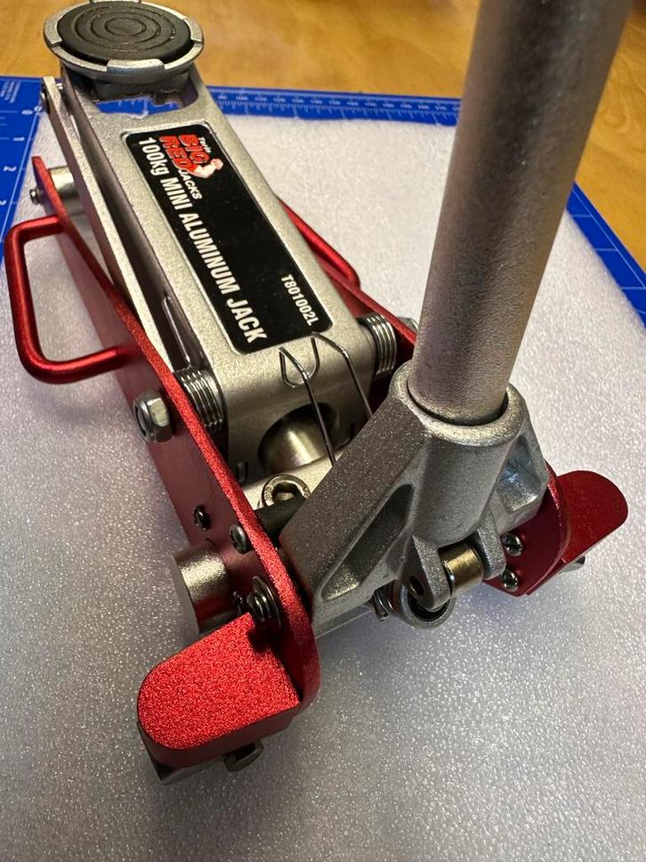 MINI Aluminium Garagekrik - 100kg, Hobby en Vrije tijd, Modelauto's | 1:5 tot 1:12, Zo goed als nieuw, Auto, Ophalen of Verzenden