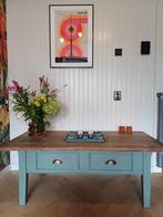 Stijlvolle landelijke salontafel, Ophalen, 100 tot 150 cm, Eikenhout, 50 tot 100 cm