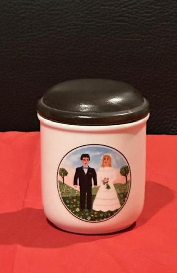 Villeroy en Boch voorraadpotje/kruidenpotje Naif Wedding beschikbaar voor biedingen