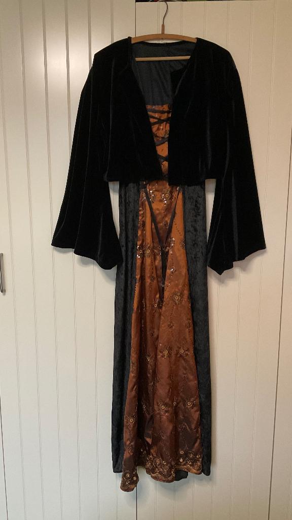 Gothic Jurk, Kleding | Dames, Jurken, Nieuw, Maat 42/44 (L), Zwart, Onder de knie, Ophalen