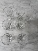 Val Saint Lambert Bitterglazen - Set van 7, Ophalen, Zo goed als nieuw, Glas of Kopje
