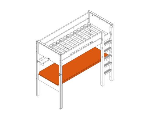 Bureaublad Bopita hoogslaper, Huis en Inrichting, Slaapkamer | Stapelbedden en Hoogslapers, Gebruikt, Hoogslaper, 90 cm, 200 cm