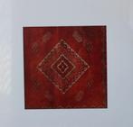 Ingelijst Perzisch Kleedje (Zijde), Ophalen of Verzenden, 50 tot 75 cm, Schilderij, 50 tot 75 cm