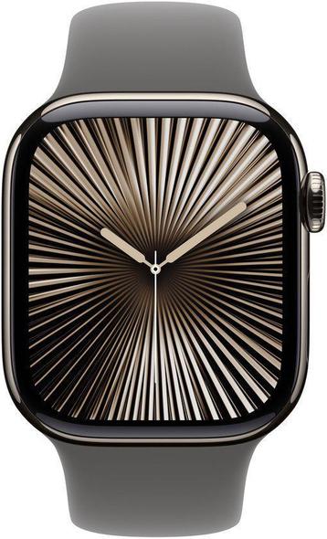 Apple Watch 10 Wifi + 4G 42mm Natural Titanium Case Grey M/L beschikbaar voor biedingen