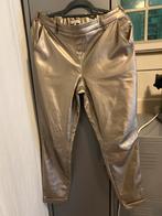 Nukus brons goudachtige broek. PU. Maat L, Kleding | Dames, Broeken en Pantalons, Maat 38/40 (M), Overige kleuren, Ophalen of Verzenden