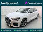 Audi A3 LIMOUSINE 35 TFSI 2x S LINE VIRTUAL KEYLESS DYNAMISC, Auto's, Audi, Stof, 4 cilinders, 150 pk, Wit