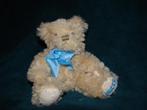 unicef beer zittend 14 cm groot blauw strik, Ophalen of Verzenden, Nieuw, Beer