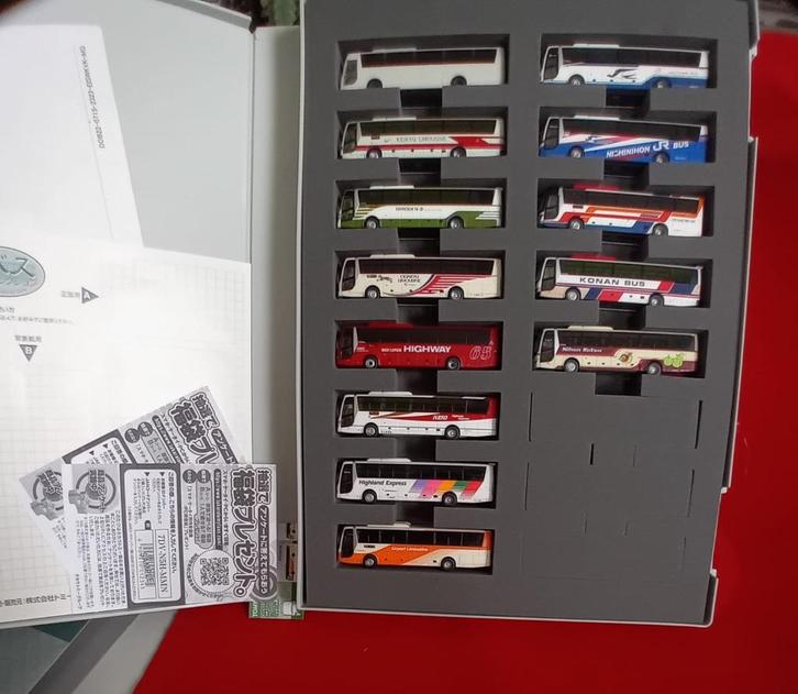 Tomytec busset in opbergdoos n-spoor, Hobby en Vrije tijd, Modeltreinen | N-Spoor, Nieuw, Overige typen, Gelijkstroom of Wisselstroom