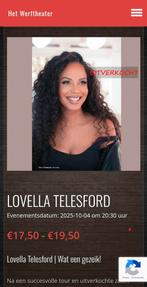 2 kaartjes Lovella | Utrecht | vrij 3 okt, Tickets en Kaartjes, Concerten | Pop, Drie personen of meer, Oktober