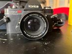 Konica analoog fototoestel, met extra lens, Audio, Tv en Foto, Fotocamera's Analoog, Spiegelreflex, Konica, Gebruikt, Ophalen