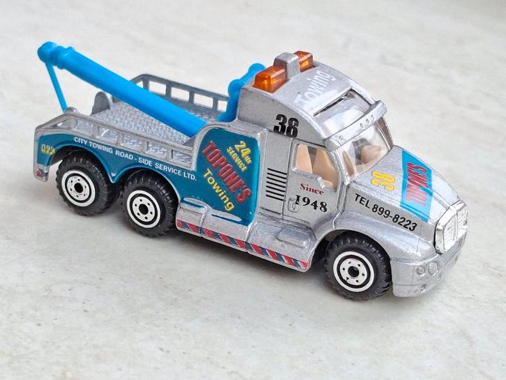 Amerikaanse vrachtwagen takelwagen 3 inch tow truck Topone's, Hobby en Vrije tijd, Modelauto's | Overige schalen, Nieuw, Bus of Vrachtwagen