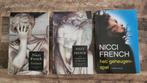 ️‍️ Te koop: 3 spannende psych.thrillers van Nicci french, Ophalen of Verzenden, Zo goed als nieuw, Nicci French, Nederland