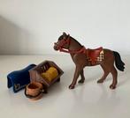 Playmobil paard met accessoires, Ophalen of Verzenden, Zo goed als nieuw, Paard, Beeldje of Figuurtje