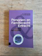 Personen- en familierecht erfrecht 11e druk, Ophalen of Verzenden, Alpha, Zo goed als nieuw, WO