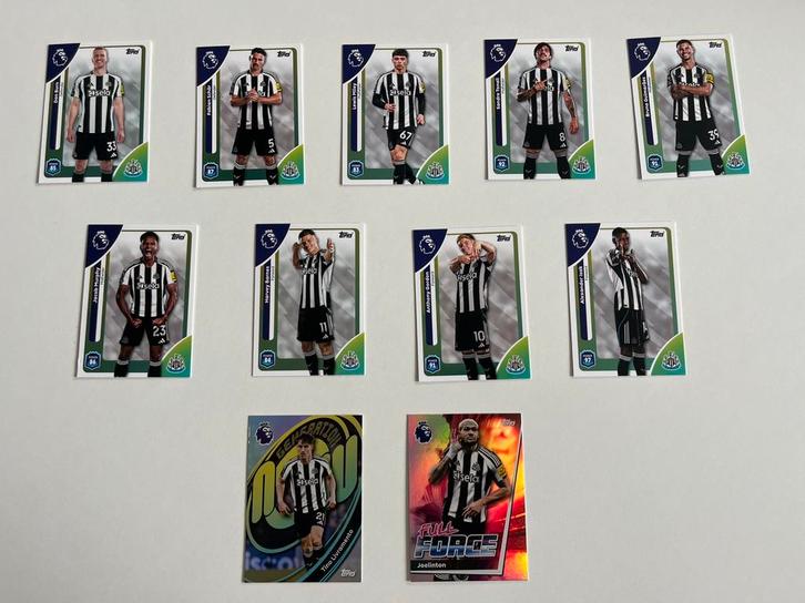 Topps Premier League 2026 Newcastle kaarten, Hobby en Vrije tijd, Stickers en Plaatjes, Zo goed als nieuw, Meerdere plaatjes, Ophalen of Verzenden