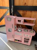 Roze Speelkeuken met Accessoires en Winkelmandje, Ophalen, Gebruikt, Kunststof, Speelkeuken