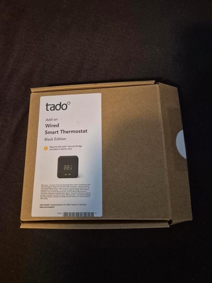Tado Slimme Thermostaat - Nieuw!, Doe-het-zelf en Verbouw, Thermostaten, Zo goed als nieuw, Slimme thermostaat, Ophalen