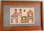 Vero Blokkendoos 33,5x23,5x5 cm. 1955/65, Kinderen en Baby's, Speelgoed | Houten speelgoed, Ophalen of Verzenden, Gebruikt, Overige typen