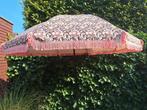 Gezellige gebloemde parasol, diameter 1m65, Tuin en Terras, Parasols, Ophalen, Zo goed als nieuw, 1 tot 2 meter, Kantelbaar