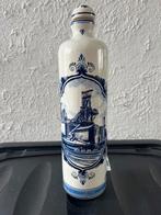 Delfs blauwe jeneverkruik afbelding hoogovens, Ophalen of Verzenden