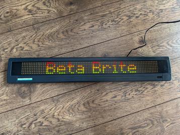 Betabrite 3 kleurig led display (domotica, esp32, raspberry) beschikbaar voor biedingen