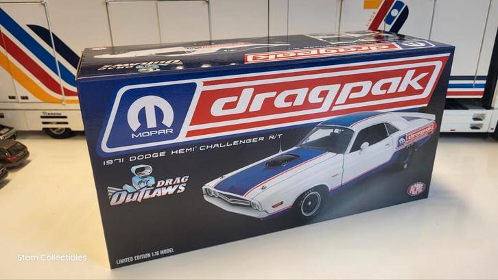 ACME Dodge Hemi Challenger R/T Drag Outlaws - 1971, Hobby en Vrije tijd, Modelauto's | 1:18, Nieuw, Auto, Overige merken, Ophalen of Verzenden