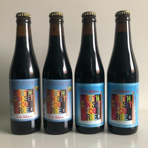 Struise Brouwers – Cuvée Delphine (2013 & 2019) set 4x, Verzamelen, Biermerken, Nieuw, Flesje(s), Overige merken, Ophalen