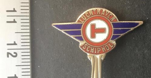 lepel, Luchthaven Schiphol oude logo, emaille (L6, Verzamelen, Overige Verzamelen, Gebruikt, Verzenden