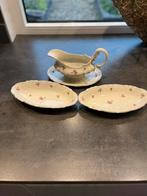 Vintage Sauskom en Schalen Set/3stuks, Ophalen of Verzenden, Overige stijlen, Porselein, Schaal of Schalen
