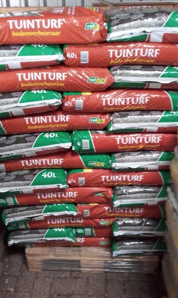 Tuinturf zakken 40 ltr, Tuin en Terras, Aarde en Mest, Tuinaarde, Ophalen