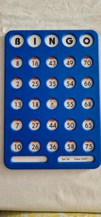 Bingo schuifplank voor slechtzienden of dementerenden. Blauw, Hobby en Vrije tijd, Ophalen of Verzenden, Zo goed als nieuw
