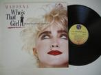 Madonna Who's That Girl soundtrack - LP vinyl zgan/ 925611-1, Cd's en Dvd's, Vinyl | Filmmuziek en Soundtracks, Zo goed als nieuw