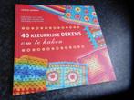 40 kleurrijke dekens om te  haken == Leonie Morgan ==, Hobby en Vrije tijd, Breien en Haken, Ophalen of Verzenden, Zo goed als nieuw