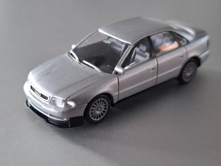 1:87 Audi A4 zilvergrijs in OVP Rietze € 5, Hobby en Vrije tijd, Modelauto's | 1:87, Zo goed als nieuw, Auto, Rietze, Verzenden